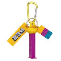 IWAYA Head tilting gimmick candy dummy Petz PEZ Key Charm Duck Suitable ages 12 up design holder Total length 12.5cm yellow