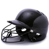 Softball Baseball Batting Helmet With Face Guard Kids Adults ABS Safety Head Protection Adult Face Guard Black