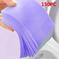 30/150Pcs Disposable Toilet Cleaning Sheets Fast Dissolving Stain Remover Perfect For Home Bathroom Cleaning A3