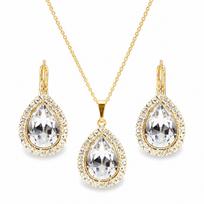 Papuošalų rinkinys moterims „Celestial Drop“ su Swarovski® kristalais