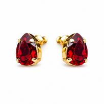 Auskarai „Venus II (Siam)“ su Swarovski® kristalais