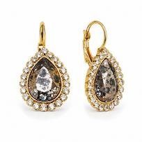 Auskarai „Celestial Drop (Rose Patina)“ su Swarovski® kristalais