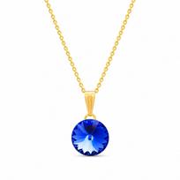 Pakabukas „Clarice II (Sapphire)“ su Swarovski® kristalais
