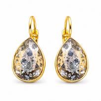 Auskarai „Crystal Drop (Rose Patina)“ su Swarovski® kristalais