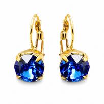 Auskarai „Glory (Sapphire)“ su Swarovski® kristalais