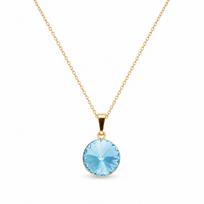 Pakabukas „Clarice II (Aquamarine)“ su Swarovski® kristalais
