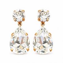 Auskarai „Crystal Drop IV“ su Swarovski® kristalais