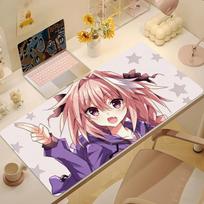 Anime Sprt Gaming Fate Astolfo Mouse Pad Large NonSlip Lockedge Desktop Computer Desk Mat Keyboard Mousepad Office Game Student 800x400x2mm
