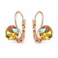 Auskarai „Glory (Light Topaz Shimmer)“ su Swarovski® kristalais