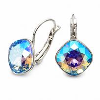Auskarai „Glare IV R (Light Sapphire Shimmer)“ su Swarovski® kristalais