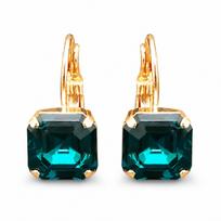 Auskarai „Imperial (Emerald)“ su Swarovski® kristalais