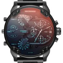 DIESEL Mr. Daddy 2.0 Men's Quartz Watch Black// Dial Stainless Steel Strap 57mm DZ7395 brown