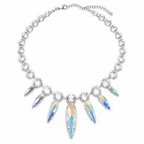 Vestuvinis vėrinys „Atlantis (Aurora Borealis)“ su Swarovski® kristalais