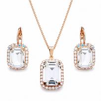 Papuošalų rinkinys moterims „Lourdes“ su Swarovski® kristalais