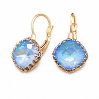 Auskarai „Vintage IV (Ocean DeLite)“ su Swarovski® kristalais