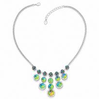 Vestuvinis vėrinys „Vortex III (Vitrail Medium)“ su Swarovski® kristalais