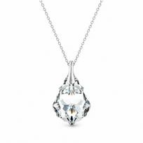 Sidabrinis pakabukas „Baroque V (Comet Argent Light)“ su Swarovski® kristalais