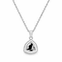 Sidabrinis pakabukas „Elemental Magic (Light Chrome)“ su Swarovski® kristalais