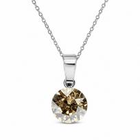Sidabrinis pakabukas „Classic (Golden Shadow)“ su Swarovski® kristalais