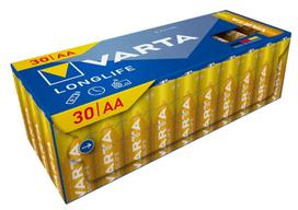 Baterijos VARTA Longlife, AA (LR6), 30 vnt.