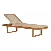Lauko gultas Derby, 190 x 65 x 38 cm, Natūrali