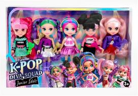 RINKINYS LĖLIŲ K-POP DIVA SQUAD JUNIOR IDOLS 12CM