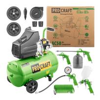 Kompresorius „ProCraft AC50” su priedų rinkiniu