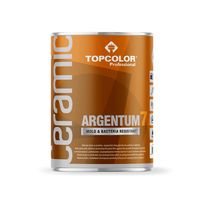 Vandeniniai vidaus dažai TOPCOLOR Ceramic Argentum 7 STOP BACTERIA, 0,9 L, A bazė