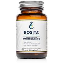 Rosita Ratfish Liver Oil – chimerų kepenų aliejus, 90 kapsulių
