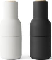 Audo Copenhagen Pipirų, druskos ar prieskonių malūnėliai Bottle Grinder Beech smėlio-tamsiai pilka 2 vnt.