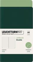 Leuchtturm 1917 Užrašų knygelės Jottbook A6, taškuotos, lankstus viršelis, žalios, 80 g/m², 2 vnt.