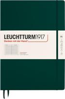 Leuchtturm 1917 Užrašų knygelė Leuchtturm 1917, linijomis, kietu viršeliu, A4+, 235 puslapiai, miško žalia, 100 g/m²