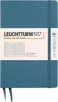 Leuchtturm 1917 Užrašų knygelė Leuchtturm 1917 B6+, linijomis, kietu viršeliu, 219 puslapių, melsvai pilka, 80 g/m²