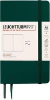 Leuchtturm 1917 Užrašų knygelė Leuchtturm 1917, minkštais viršeliais, lygi, A6, 123 puslapiai, miško žalia, 80 g/m²