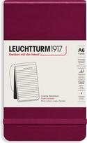 Leuchtturm 1917 Užrašų knygelė Leuchtturm 1917, linijomis, kietu viršeliu, A6, 184 puslapiai, bordo, 80 g/m²