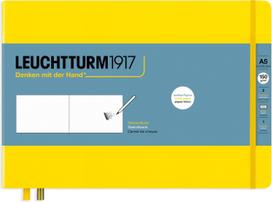 Leuchtturm 1917 Sąsiuvinis Leuchtturm 1917, kietu viršeliu, linijomis, A5, 112 psl., citrininis, 150 g/m²
