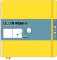 Leuchtturm 1917 Sąsiuvinis Leuchtturm 1917, kietu viršeliu, kvadratinis, 112 psl., citrininis, 150 g/m²