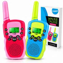 Vaikiškos Racijos Walkie Talkie 2 Vnt. – Didelio Veikimo Nuotolio Rinkinys
