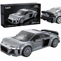 CaDA Konstruktorius Audi R8 Coupe 1:24 – Kolekcinis Automobilio Modelis, 199 Detalės
