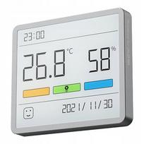 Mova MTHM01 termometr, higrometras ir laikrodis su LCD ekranu, 77 × 68 × 10 mm