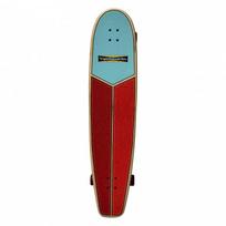 Surfskate riedlentė Hamboards Huntington Hop Carving 45" Light Blue Orange Red