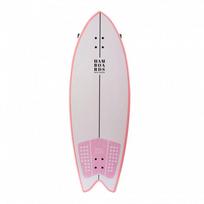 Surfskate riedlentė Hamboards Pescadito 43" Surfskate Pink/White