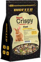 Triušių maistas - BIOFEED Royal Crispy Premium 2kg Be glitimo