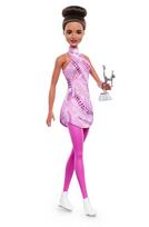 Lėlė Mattel Barbie You Can Be Anything Figure Skater HRG37, 30 cm, rožinė sp.