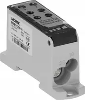 MOREK Paskirstymo blokas OJL135A juodas AL/CU in:1x2.5-35mm2 /1x2.5-10mm2 out: 4x2.5-16mm2/2x2.5-10mm2 1000V MAB1135S10