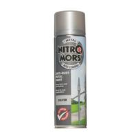 Dažai, metalo konkstrukcijoms, apsaugant nuo korozijos Nitromors Rust Control, nėra (neapdorotas paviršius), 0.5 l, sidabro sp.