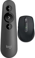 Projektorius Logitech R500s lazerinis žymeklis (910-005843) + MX Anywhere 3S grafito spalvos (910-006929)