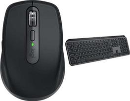 Pelė Logitech MX Anywhere 3S grafito spalvos (910-006929) + belaidės MX Keys S grafito spalvos, JAV (920-011587)