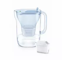 Vandens filtravimo ąsotis BRITA Style Eco 2.4L, mėlynos spalvos su 2x MAXTRA PRO filtrais +DOVANA Brita gertuvė