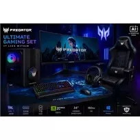 Stacionarus kompiuteris Acer Ultimate Gaming Set | Orion 3000 + X34 V3 + PGC371 + Aethon 700 + Galea 550 + Cestus 333 + PMP470 | Desktop | Tower | Intel Core Ultra 7 | 265F | 32GB | DDR5 | 1000GB | NVIDIA GeForce RTX 5070 | US | Windows 11 Home